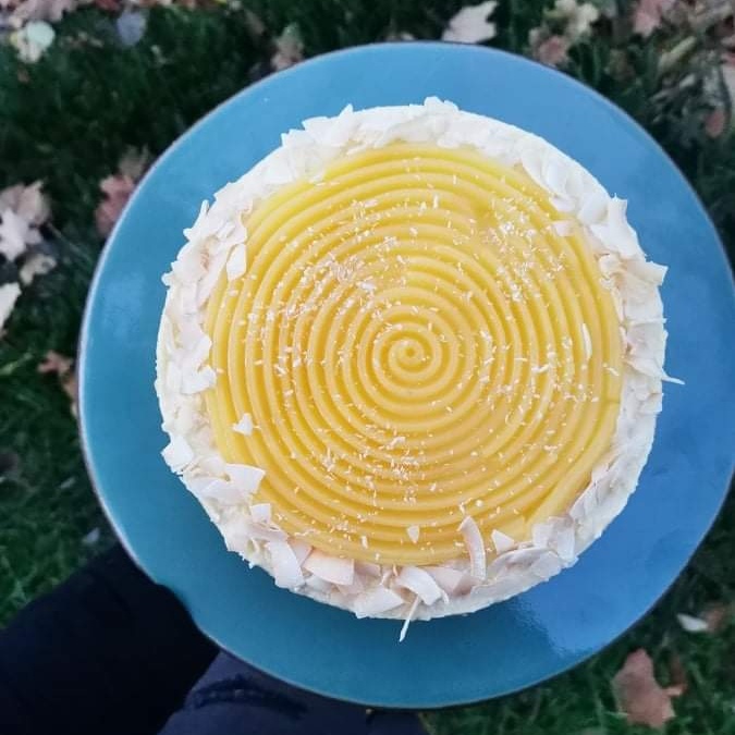Vegán Narancsos-kókuszos torta